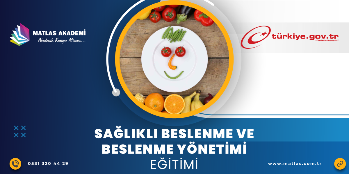 Sağlıklı Beslenme ve Beslenme Yönetimi Eğitimi Kapak Görseli