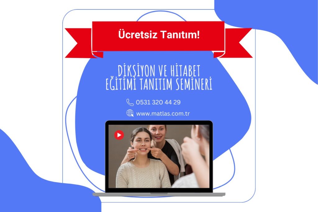 Ücretsiz Tanıtım – Diksiyon ve Hitabet Eğitimi Tanıtım Semineri